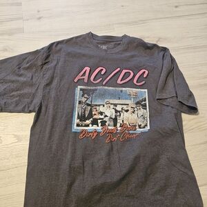 AC/DC Gray Graphic T-Shirt for women